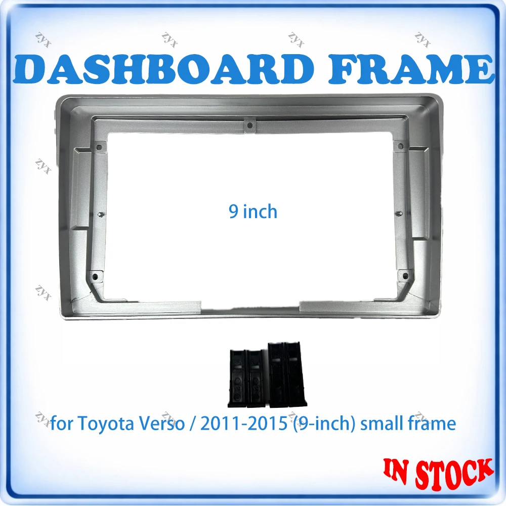 

Car Radio Small Fascia Frame For Toyota Verso 2011-2015 9 inch Stereo Panel Wiring Harness Power Cable