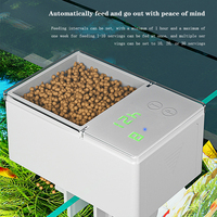 Automatic Fish Feeder For Aquarium Digital Precision Feeding Betta  Auto Food Dispenser Pet Fish Tank With Timer LED Display