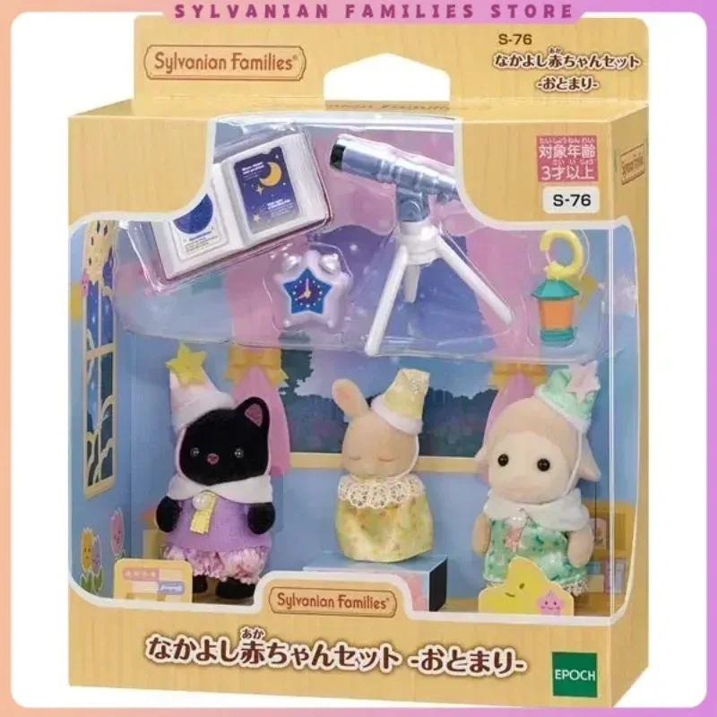 ternurines Sylvanian Families Anime Figuren Familie Set Puppe Spielzeug Baby Puppe Sammlerstück Zimmer Ornamente Dekor Figur Kind Geschenk