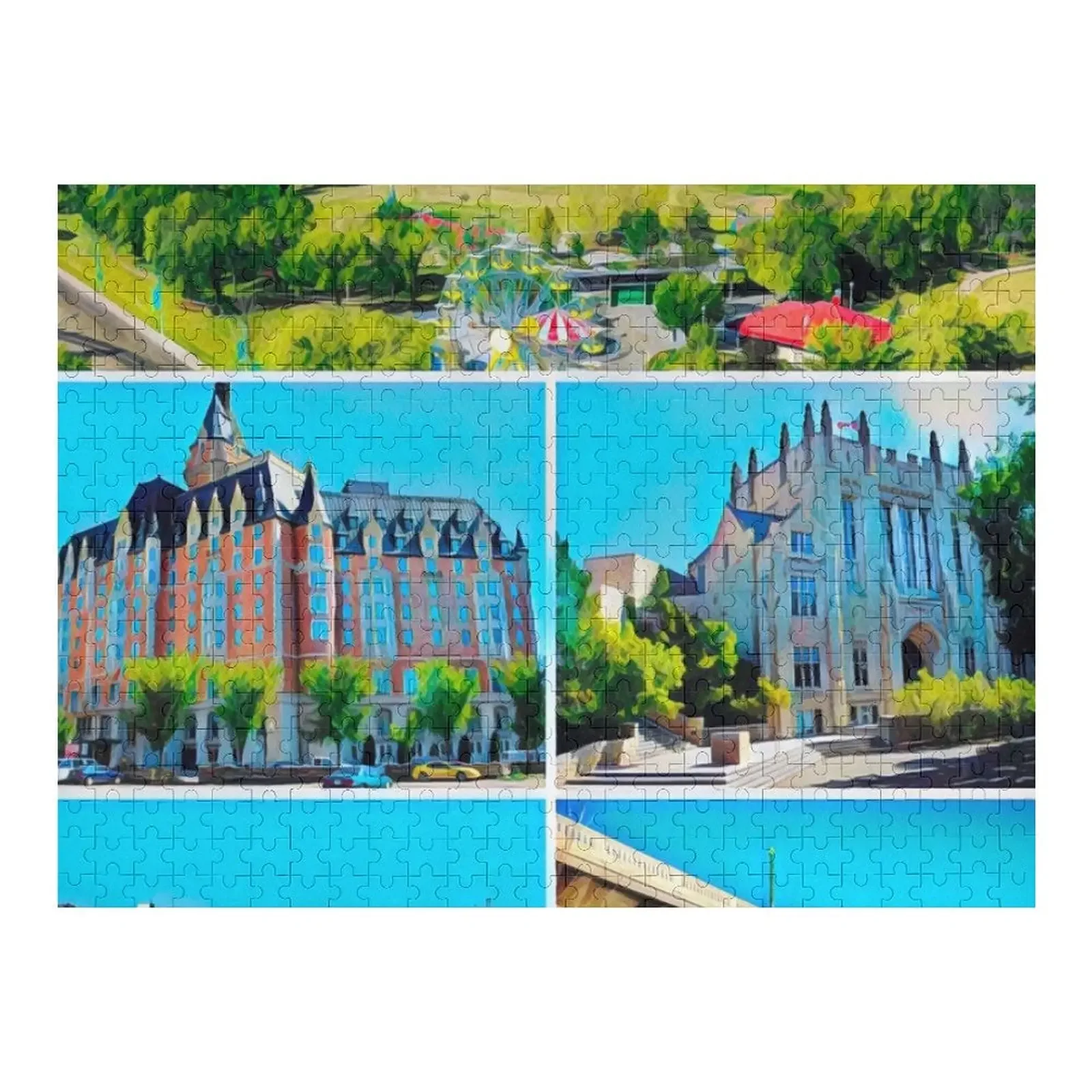

Saskatoon Landmarks Jigsaw Puzzle Game Children Scale Motors Personalized Child Gift Custom Child Gift Puzzle