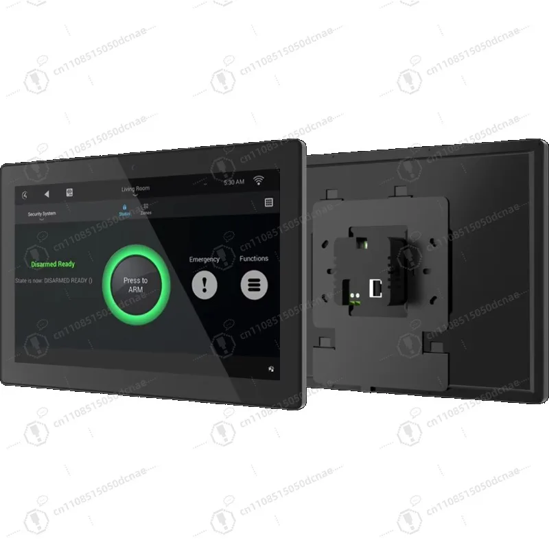 10.1 Inch Flush Mount Smart Home Touch Display 2GB 32GB POE IPS Monitor Plastic Case for Building Control