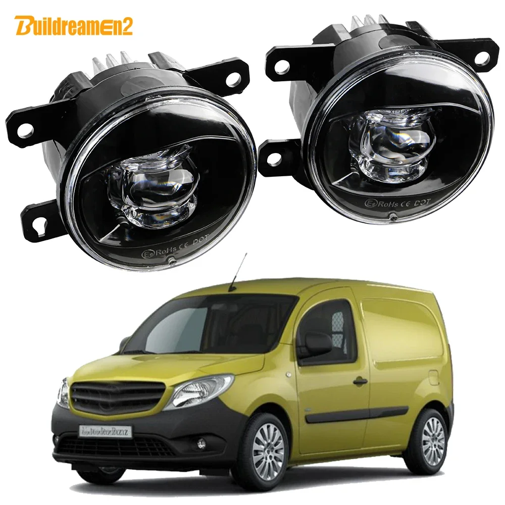 2 X LED Lens Fog Light 30W Car Front Fog Lamp H11 For Mercedes Benz Citan W415 2012 2013 2014 2016 2017 2018 2019 2020 2021