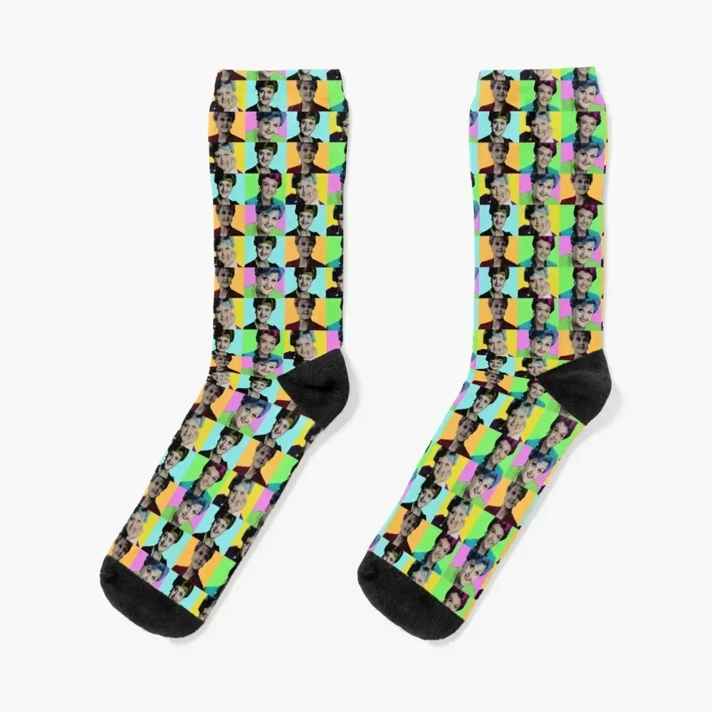 Jessica Fletcher (Pop Art) MURDER, SHE WROTE Socks summer hockey heated Socks Man Women's