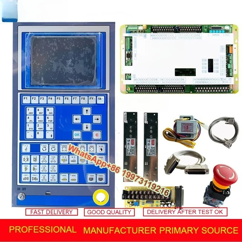 

Система управления HAITIAN AK668 + панель HMI-Q8, полный комплект ПЛК марки TECHMATION для формовочной машины