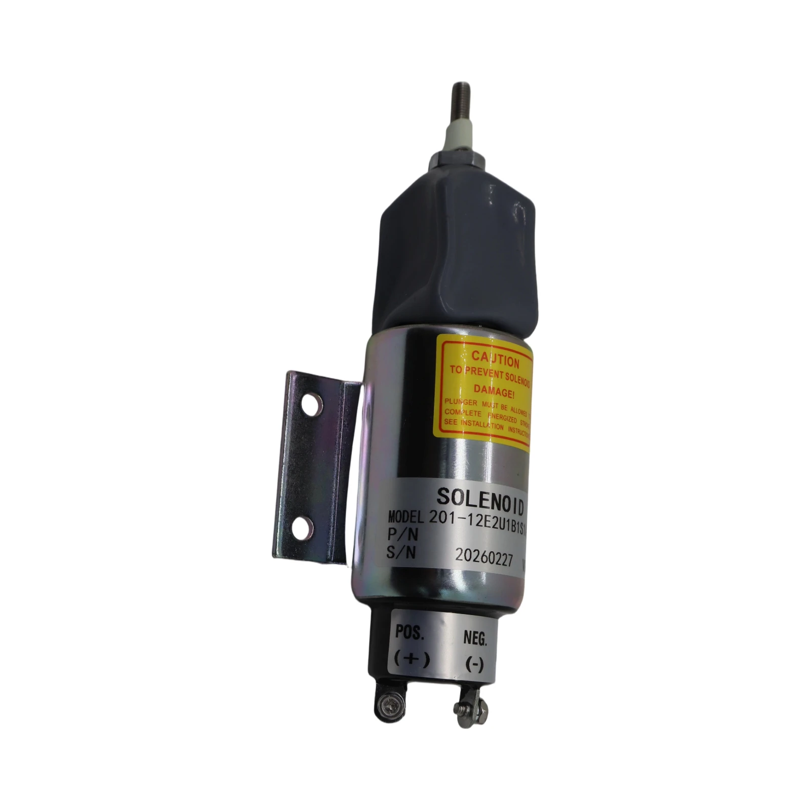 

12V Fuel Shut Off Solenoid SA-2606-A 2001-12E2U1B1 2000-4501 For Woodward, Mitsubishi Mixer Truck, Snorkel Lift, UpRight Lift.