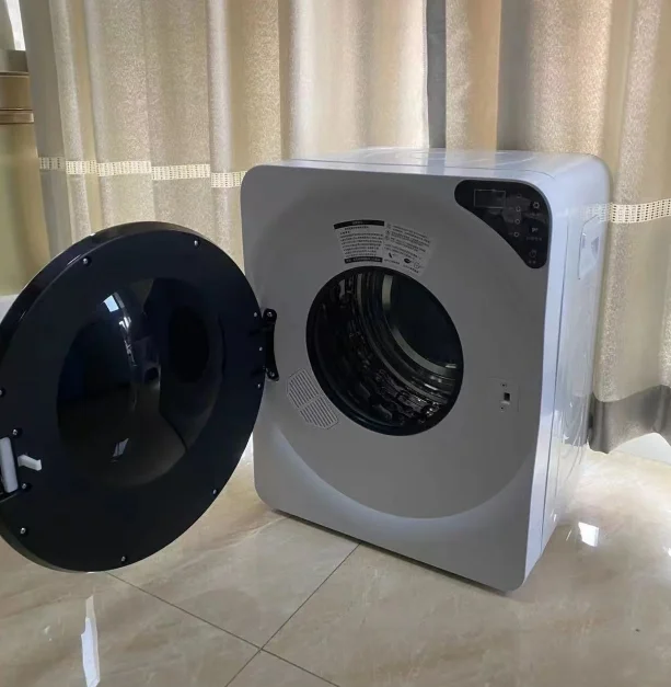 4kg Portable Electric Clothes Washer Tumble Rotary Dryer Automatic Tumbler Steamer for Drying Stand for Small Spaces