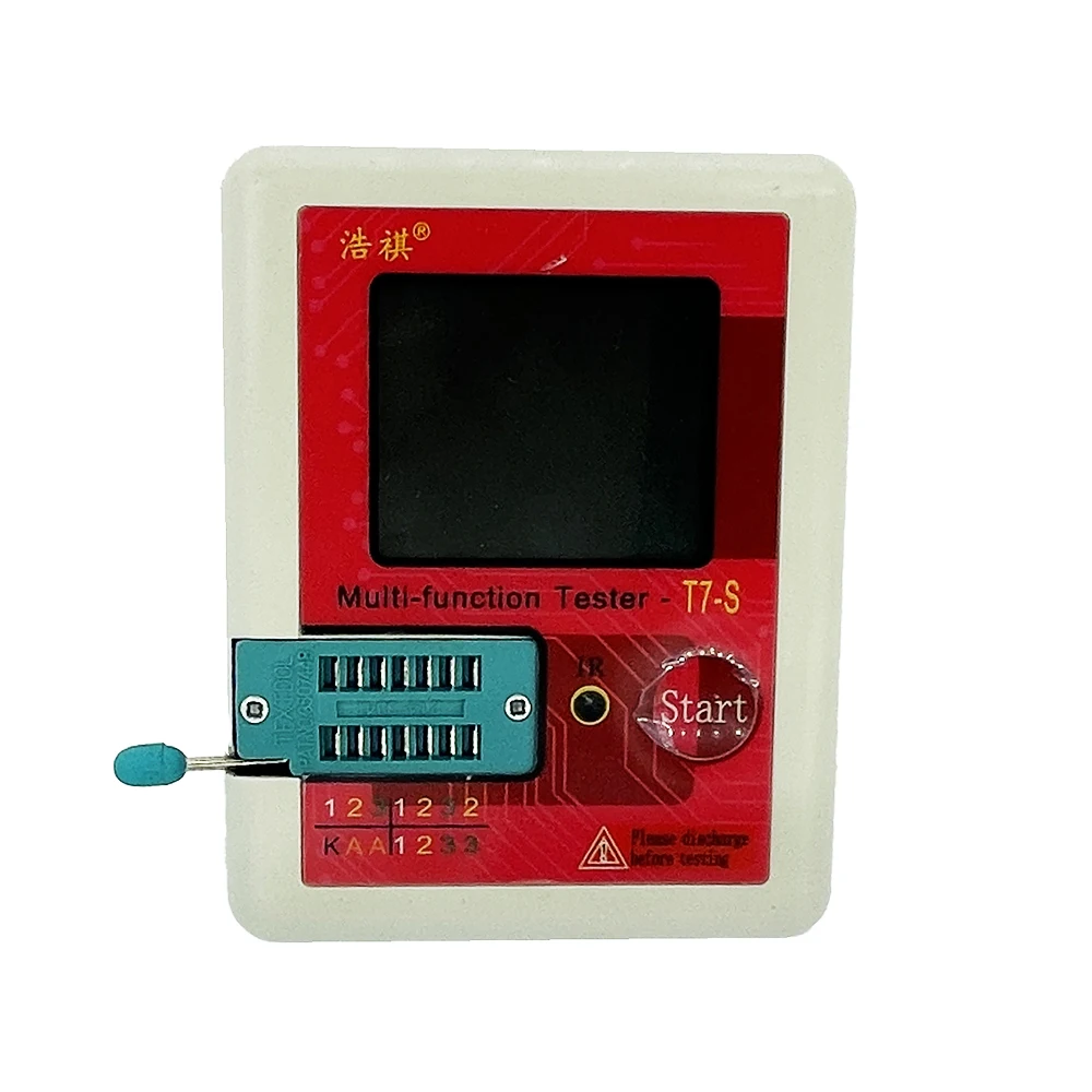 LCR-T7S Transistor Tester Multimeter Digital Diode Triode Capacitor Resistor Test Meter ESR MOSFET NPN PNP Detector Micro USB