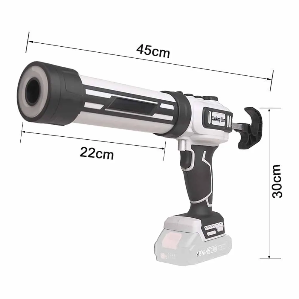 

Caulking Gun for Makita 18V-21V Battery (No Battery) 10oz/300ml Cordless Electric Silicone Gun Stepless Speed Control
