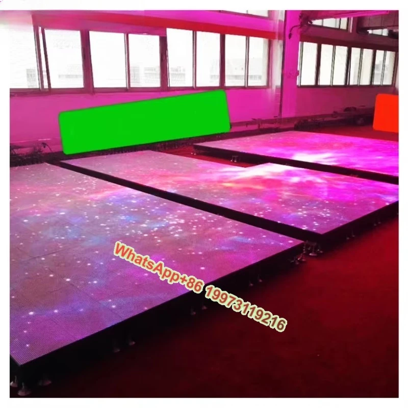 

Interactive Control System P10 P8 P6 Super Slim LED Dance Floor With Auto System Interactive