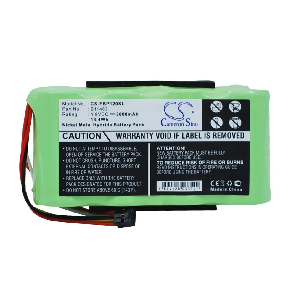 Survey,Test Battery 3000mAh B11483,BP120MH for Fluke 123, 123S ( Firmware Below V2),43 Power Quality Analyze,43B,Scopemeter 120