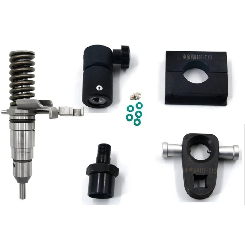 

Дизель 3116 3114 EUI, гайка форсунки для удаления масла, зажим для возврата масла, инструмент для тестирования давления впрыска для CAT 1278222 двигатель