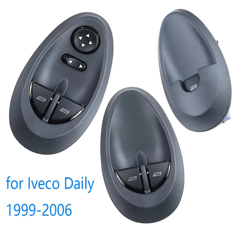 Acessórios do carro para iveco daily mkii 1999-2006 caminhão interruptor de controle de janela de energia elétrica levantador de vidro botão regulador peças