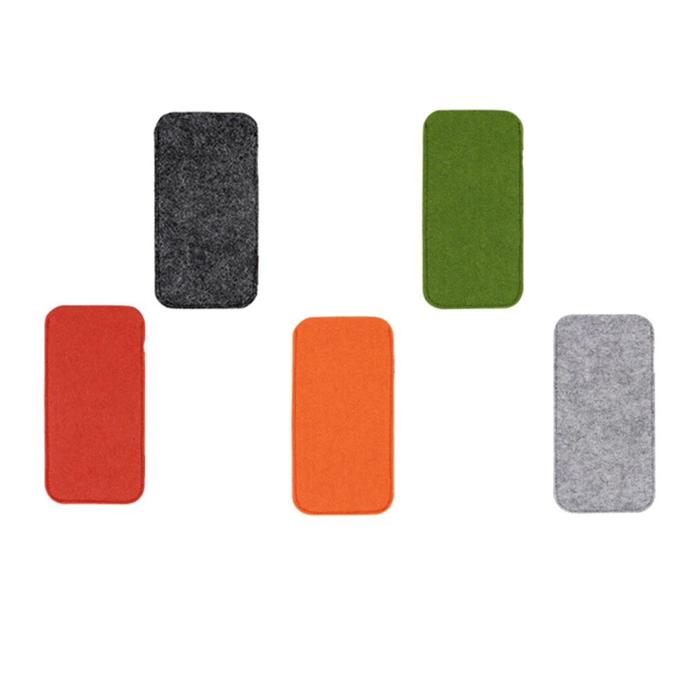 

5 pcs Eyeglass Cases Slim Felt Bags Shockproof Durable Sunglasses Pouches Storage Protective Glasses BagEyewearProtector