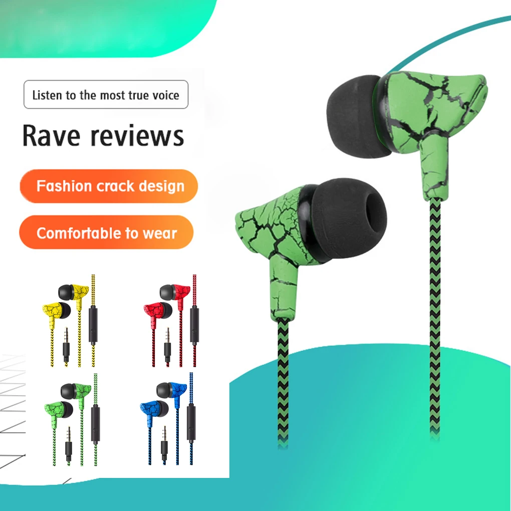Fone de ouvido intra-auricular com fio, fone de ouvido com música, fone de ouvido 3,5mm