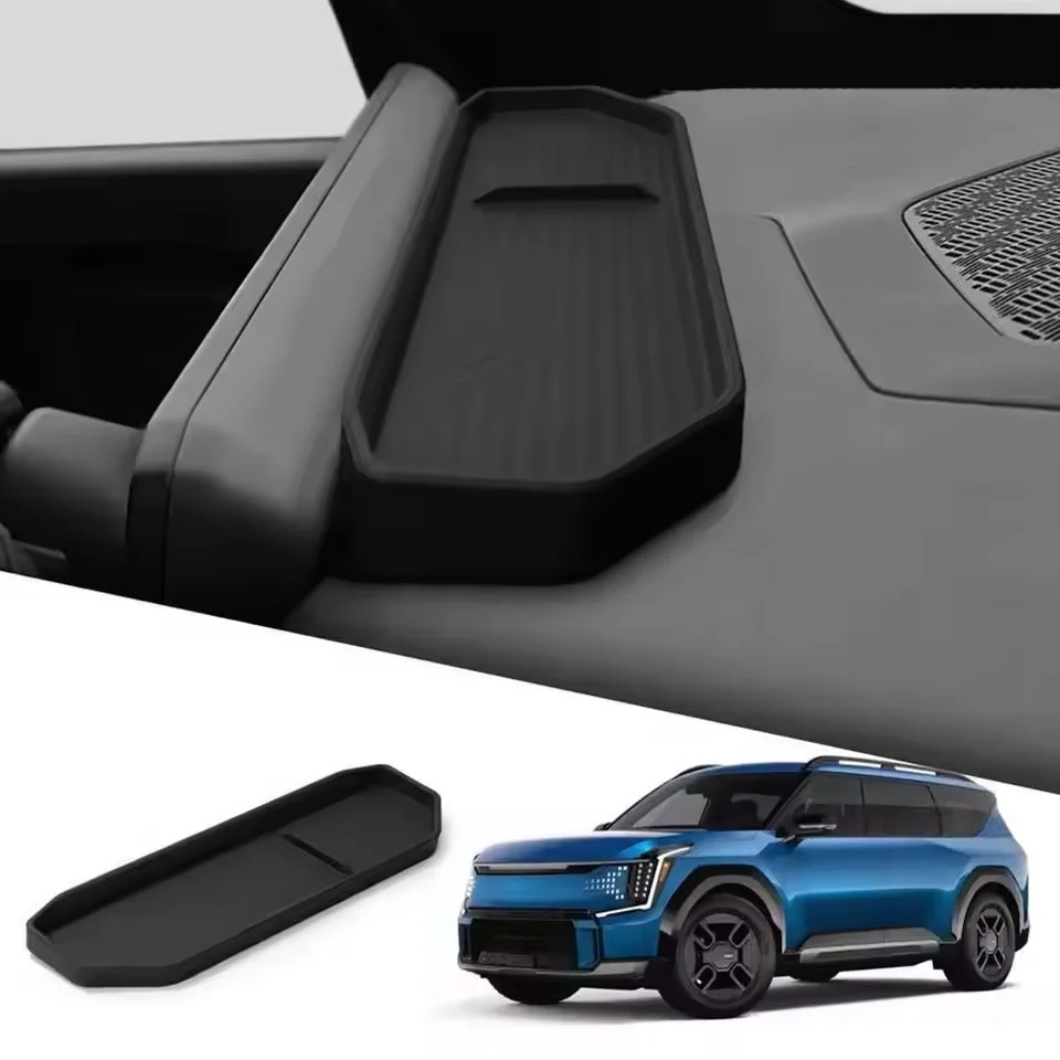 

For Kia EV9 2024-2025 Dashboard Storage Tray Central Control Screen Rear Storage Pad Car Interior Accessories Storage