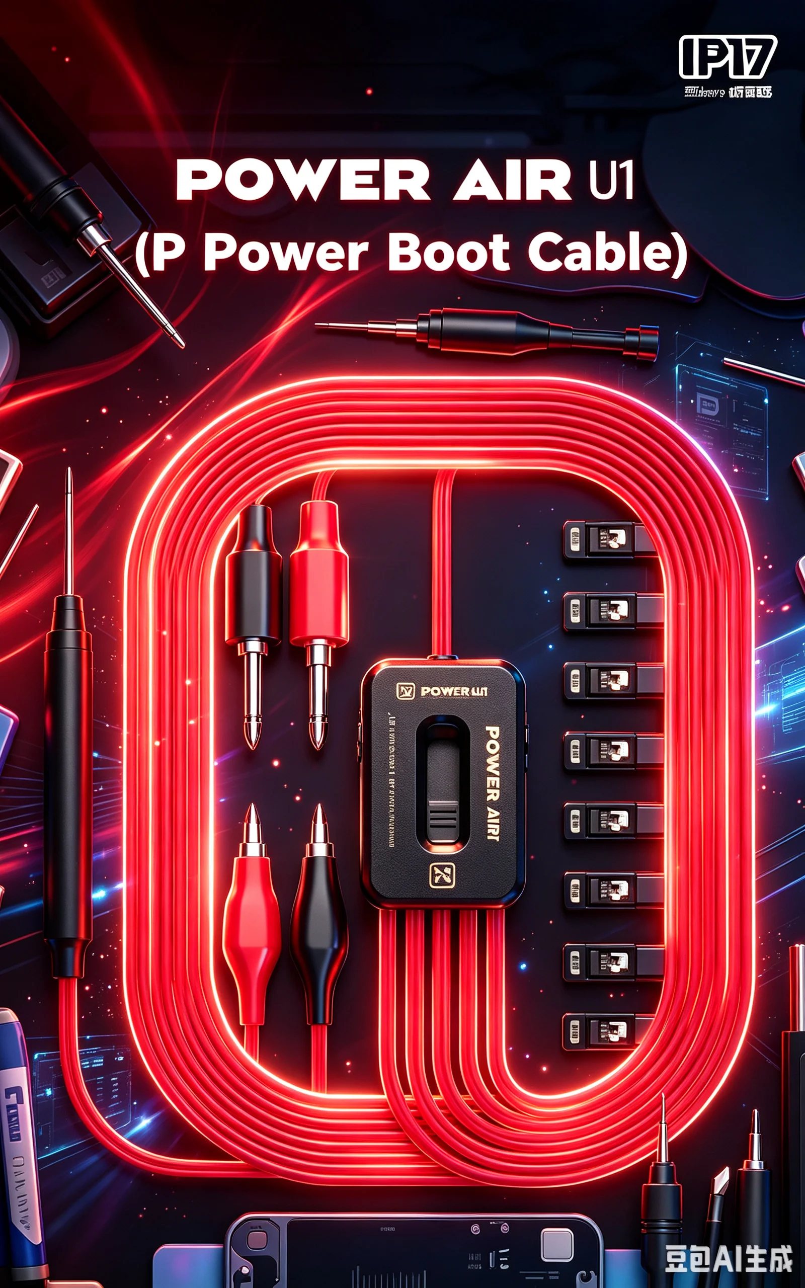 MECHANIC Dedicated Power Boot Cable for iPhone 7 through 17 Pro Max – DC Power Test Cable / Logic Board Activation Cable