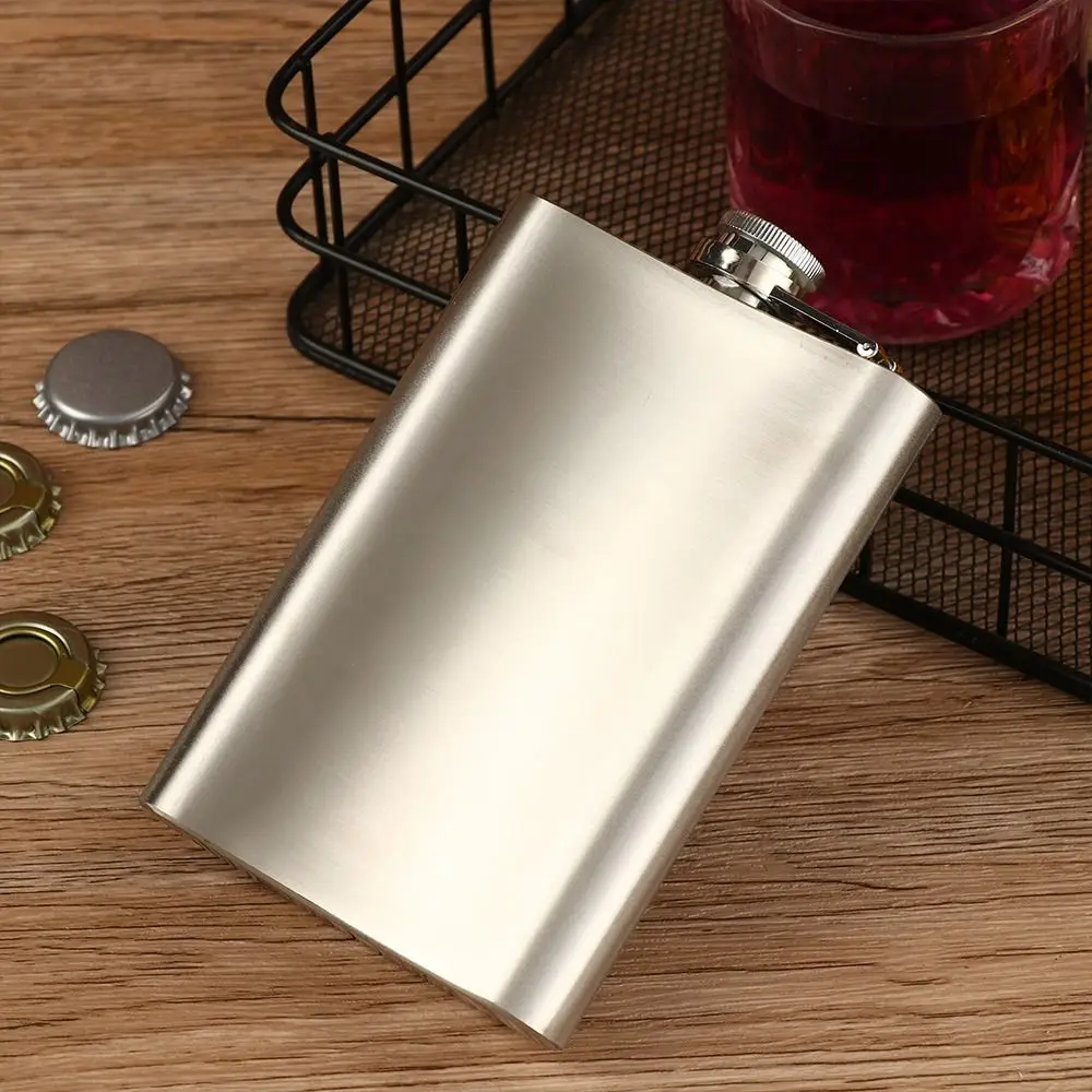 High Quality Stainless Steel Hip Flask Leakproof Portable Liquor Flask Container Convenient Whisky Flagon Outdoor