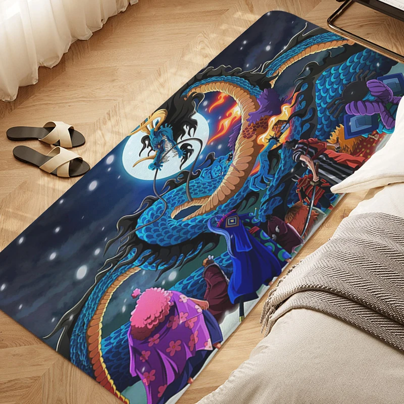 Bedroom Rug D-One Anime D-Piece Hallway Balcony Porch Foot Mat Non-slip Home Decor Items Entrance Door Doormat Room Floor Carpet