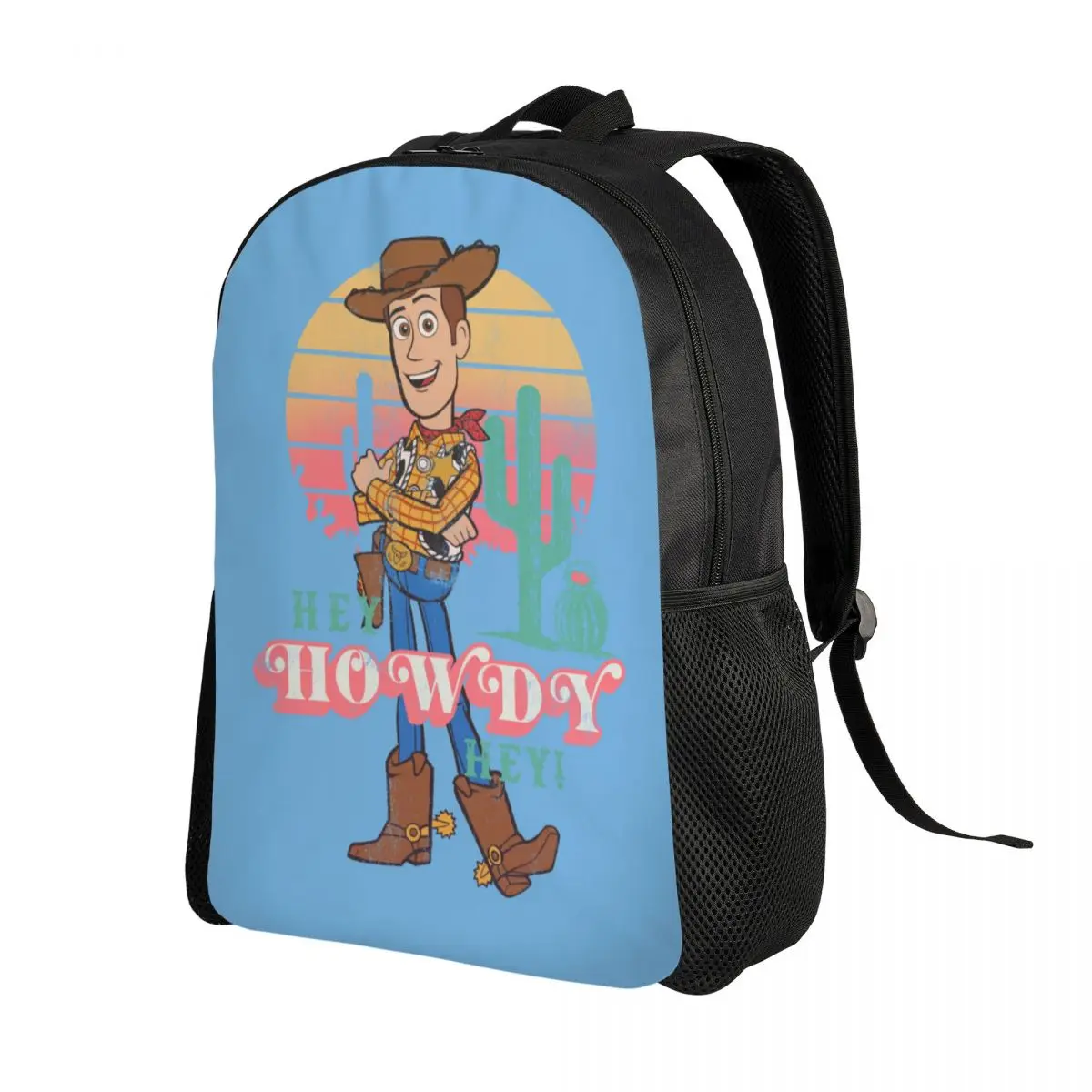 Custom Toy Story Woody Anime Travel Backpack Women Men School Computer Bookbag College Student Daypack Bags