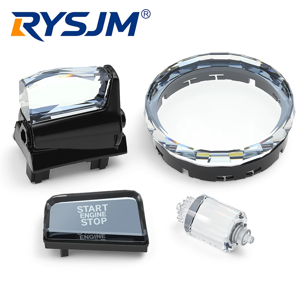 

4 Pieces Set For BMW Crystal Shift Paddle Knob Car Gear Shift Knob Paddle Button Knob For BMW 5/7 Series ix i3 G60 G70 2025