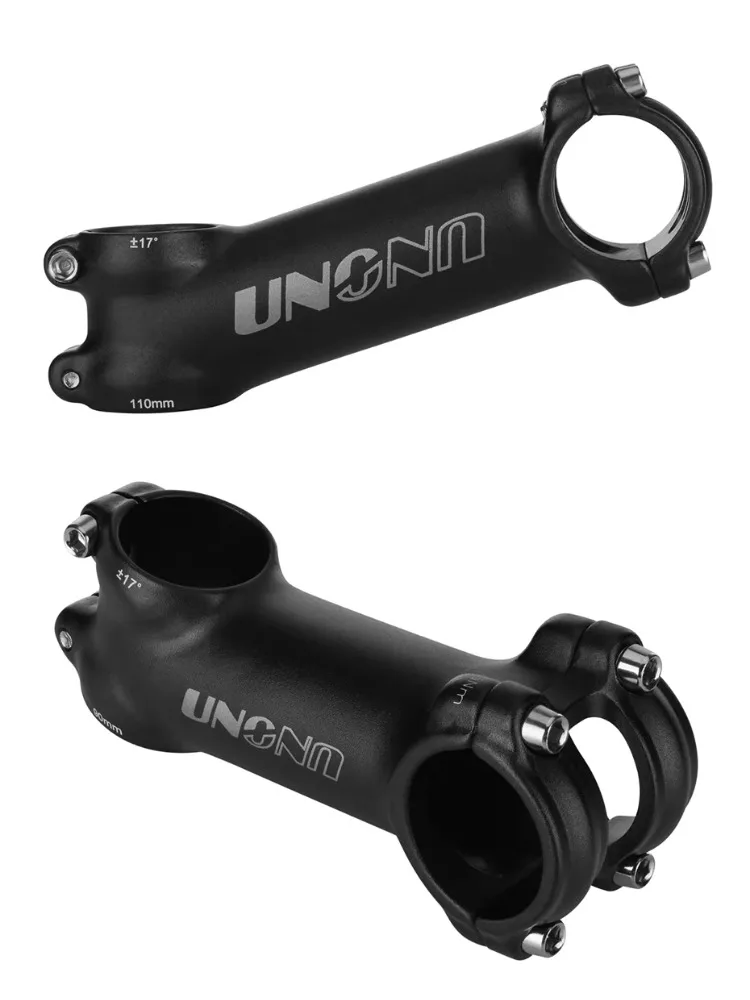 AliExpress NONE UNO 7-17 Angle Ultra Light Bike Stem 31.8mm 60-130mm - MTB Road Bicycle Handlebar Post for Mountain Road Cycling