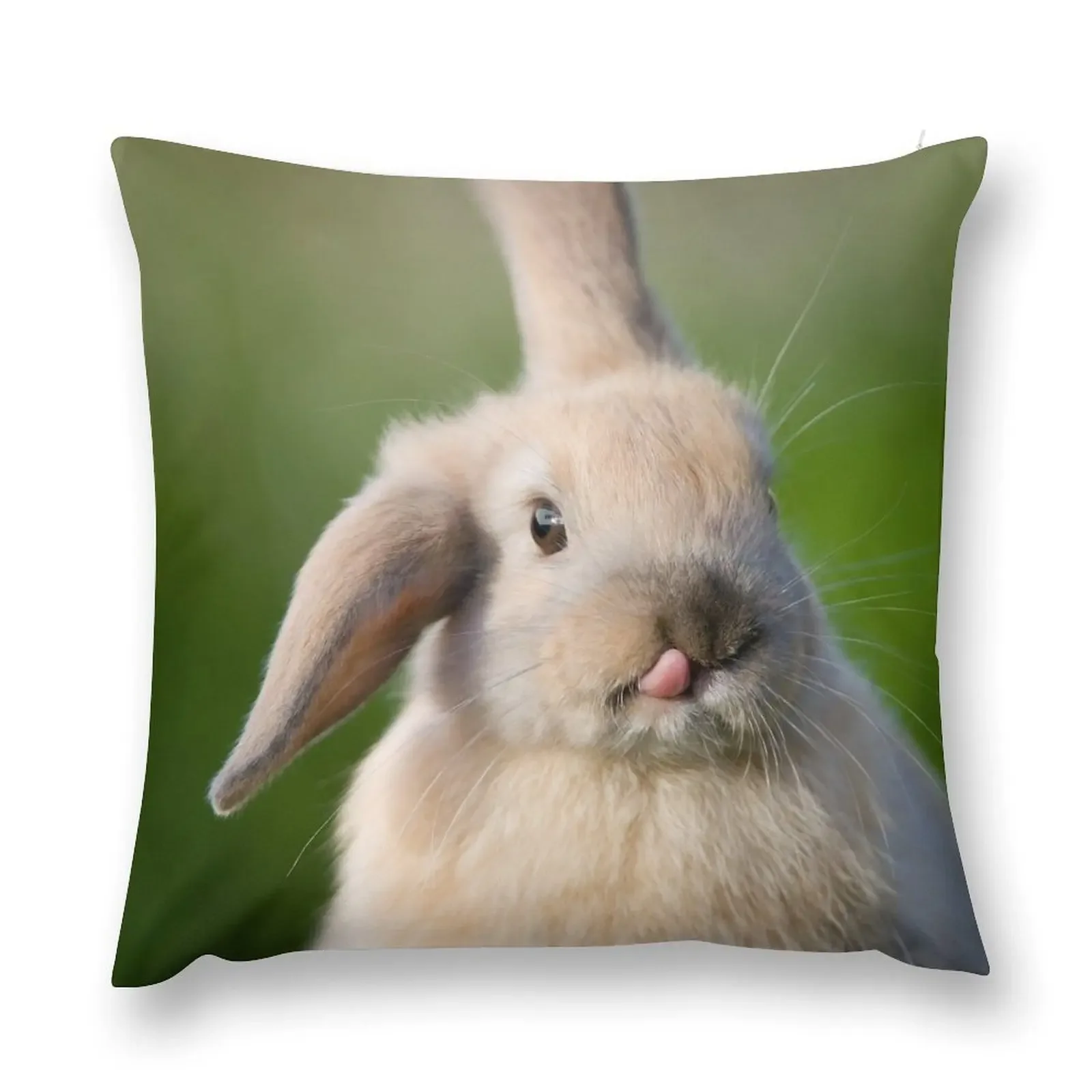 Bunny Tongue Throw Pillow New year Pillow Case Christmas Throw Pillow Cushion Covers For Living Room