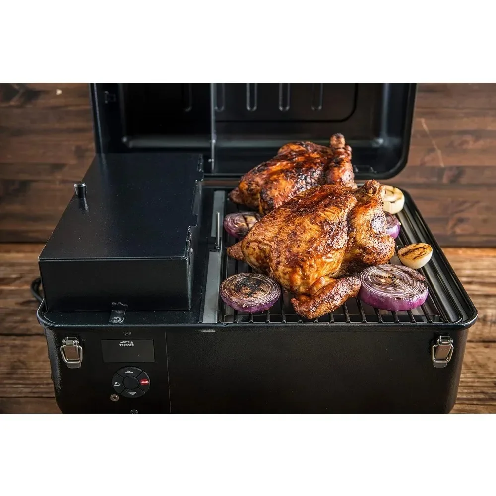 Traeger Grills Ranger Portable Electric Tabletop Wood Pellet Grill and Smoker Alloy Steel  BBQ Grills