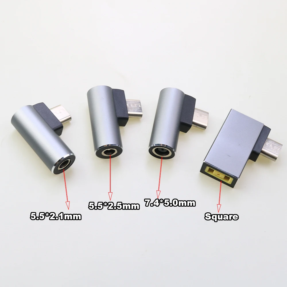 1PCS DC 5.5*2.5 /5.5*2.1/ 7.4*5.0MM female to Razer 3pin adapter plug converter FOR Razer Blade 15 17 laptop DC power adapter