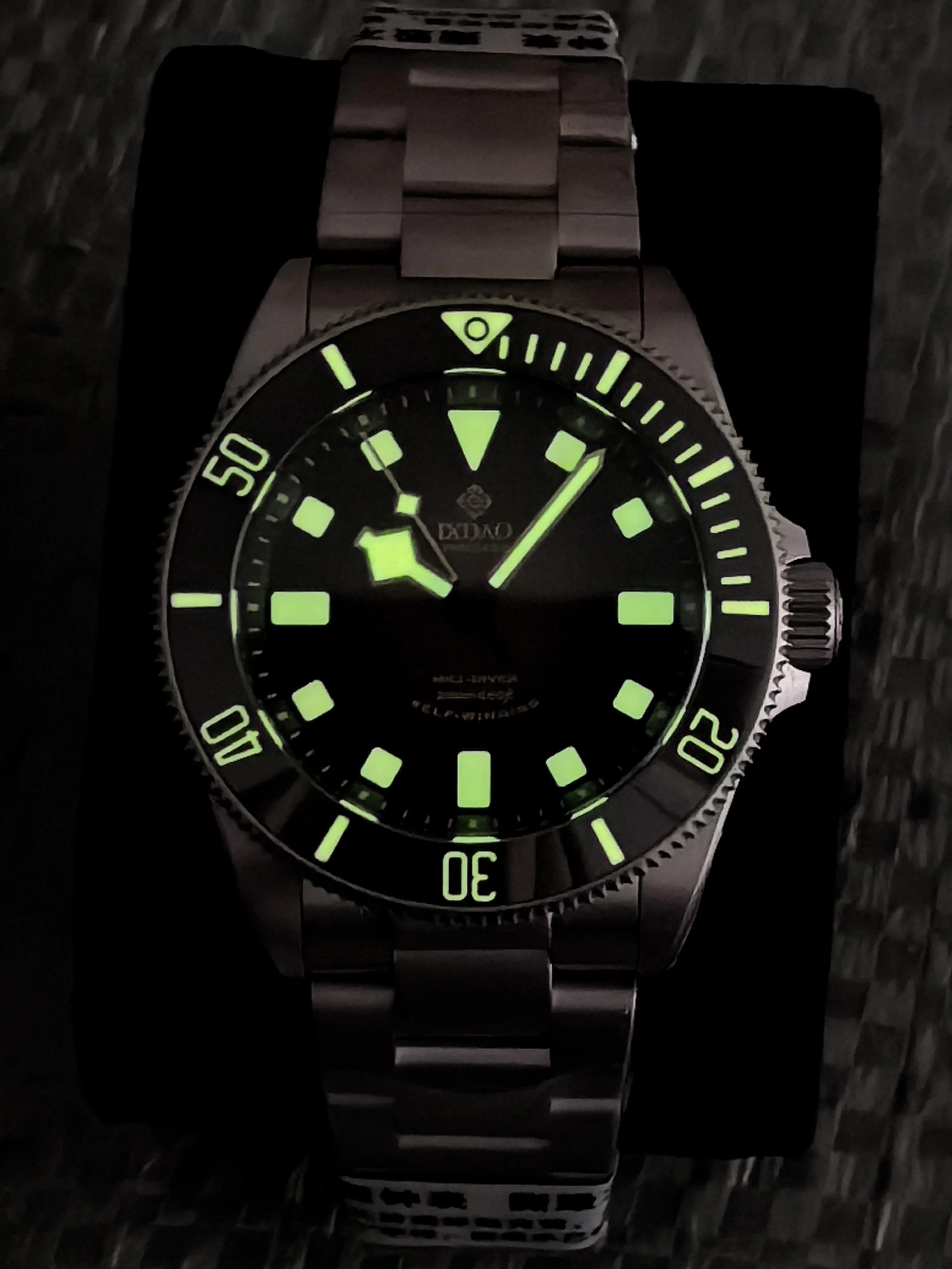 IX&DAO IPOSE Titanium Diver Watch PT5000 Automatic Mechanical Movement AR Coating Sapphire Luminous 20Bar BGW9 Men Wristwatch