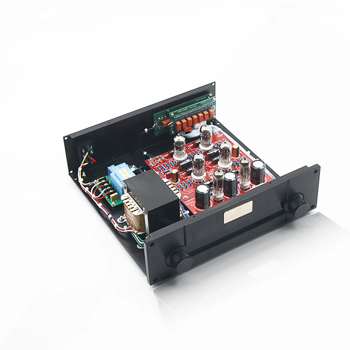 HiFi удаленный аудио стерео ламповый предусилитель, домашний ламповый предусилитель на схеме предусилителя Hetian Mau