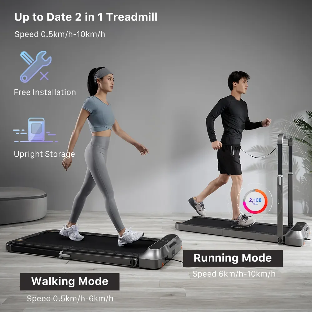 WalkingPad 12KM/H Folding Treadmill R2 Walking And Running 2 IN 1 Treadmill Home Gym Fitness Equipment, Under Desk Treadmill