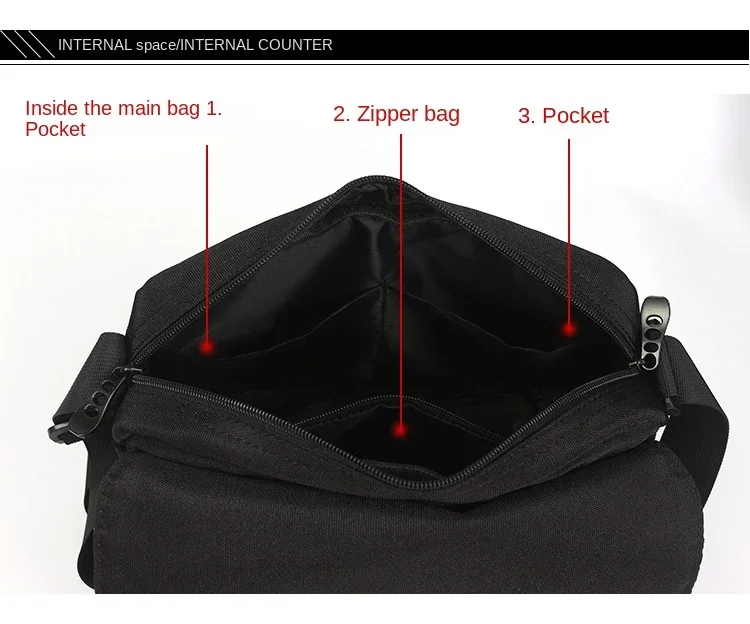 ผู้ชายไหล่Messengerกระเป๋าLeisure Satchels Crossbodyแฟชั่นStreetกระเป๋าสําหรับชายCross Body Casual 2025 Manกระเป๋า