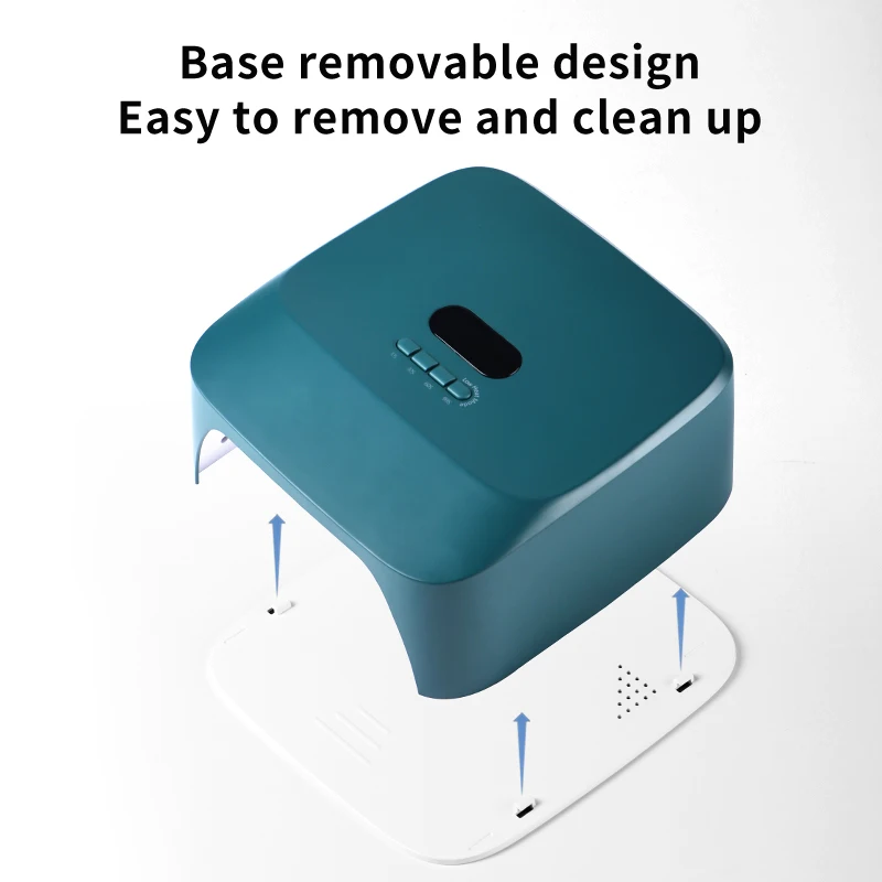 4QUEENS High power quick drying painless 48W Rechargeable UV LED Nail Lamp 36pcs Bulbs Gel Dryer Uv Led Nail Lamp for Nails