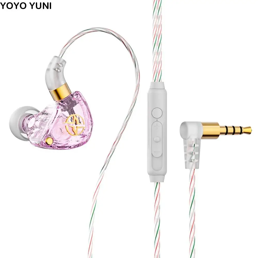 

Music Earphones 3.5mm Wired Earphone in-Ear Elbow Wired Headset Universal Round Head Earpiece Headset Sport