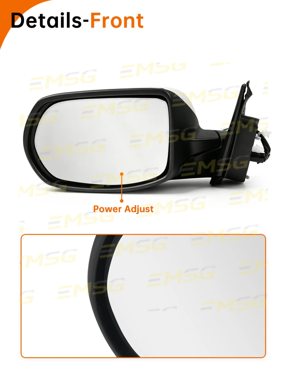 3PIN Rearview Mirror Assembly For Honda HR‑V HRV 2017 2018 2019 2020 2021 2022 US Spec Car Accessories Power Adjust Multi‑spec