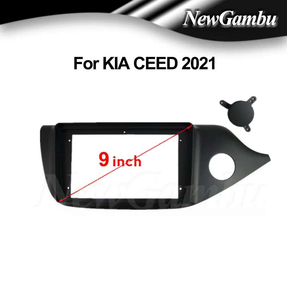 

9-дюймовый автомобильный радиоприемник, подходит для KIA CEED 2021 LHD RHD DVD GPS Mp5 ABS PC, пластиковый корпус для приборной панели