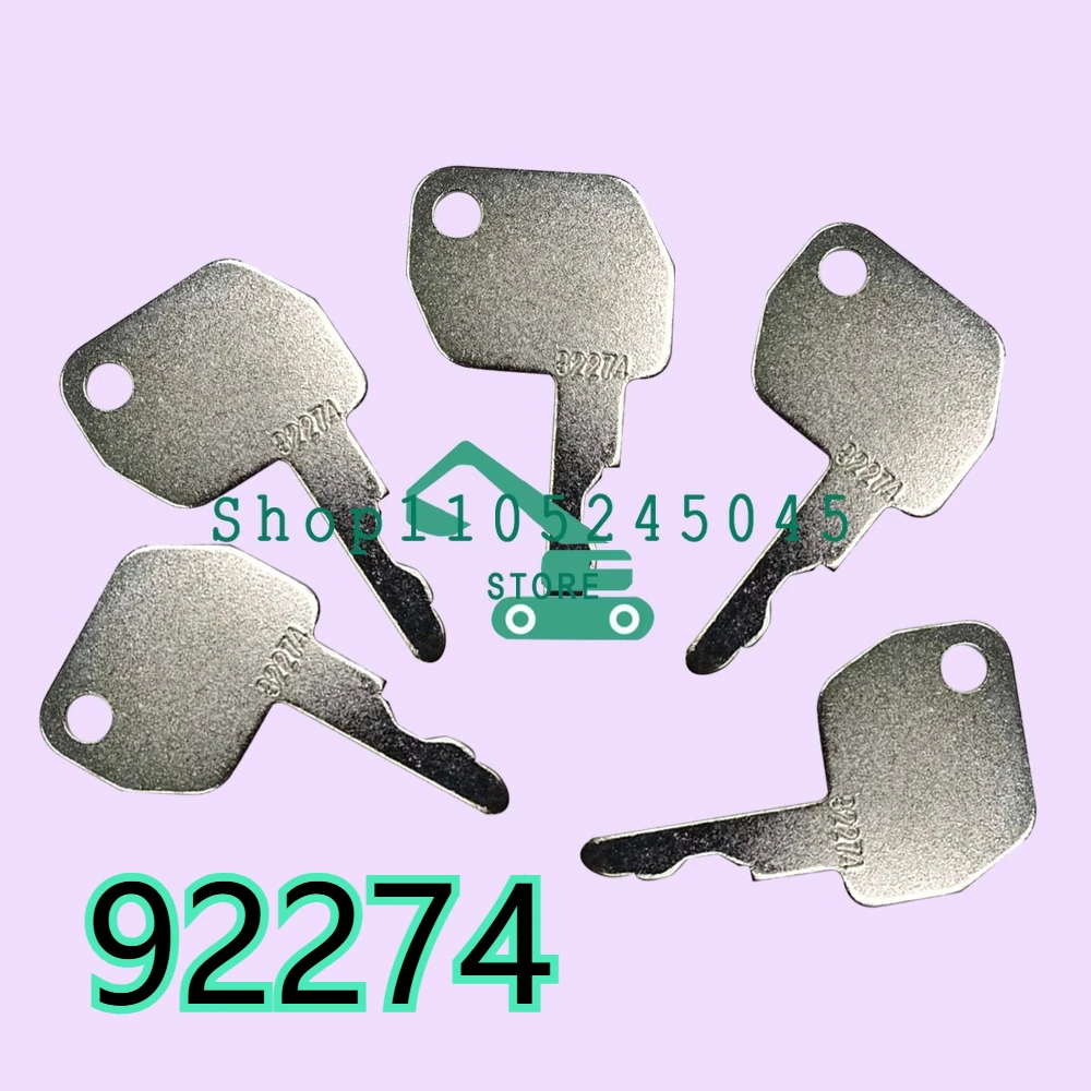 

50PCS High Quality for New Holland Backhoe Construction Ignition Key 92274 1592