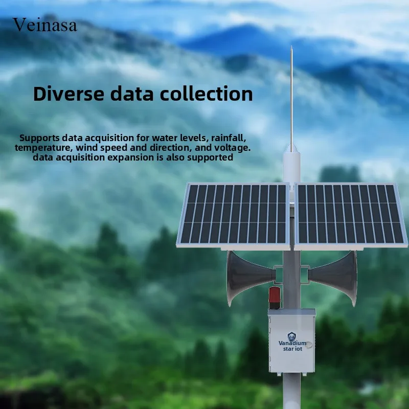 2026 New Beidou 4G Short Message Emergency Broadcasting System Supports Remote Release Water Level Wind Speed Direction Monitori