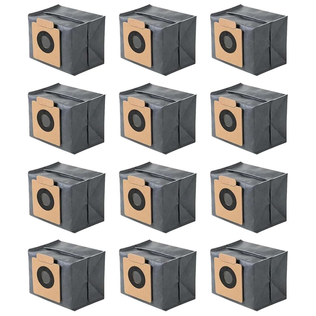 12 Pack Vervangende Stofzakken Voor Eufy X8 Pro Robotstofzuiger Zelf-Leeg Station Accessoire