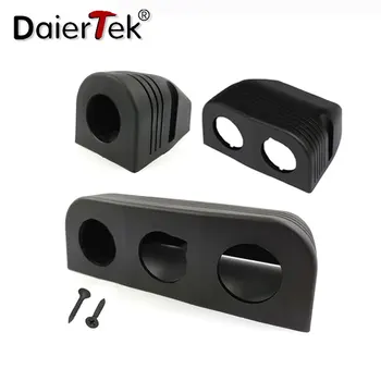 DaierTek-자동차 USB 소켓, 1/2/3 홀, 텐트베이스, USB/전압계/담배 라이터, 전원 소켓 커버 베이스, 트럭, 보트, atv용