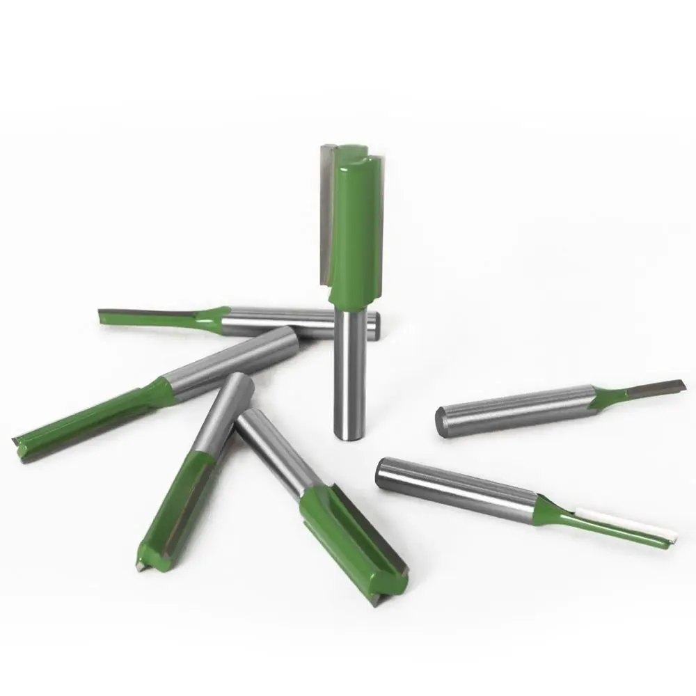 6mm Shank Woodworking Tool Double Edge Router Bits Milling Cutter Drill Bit Slotting Cutter