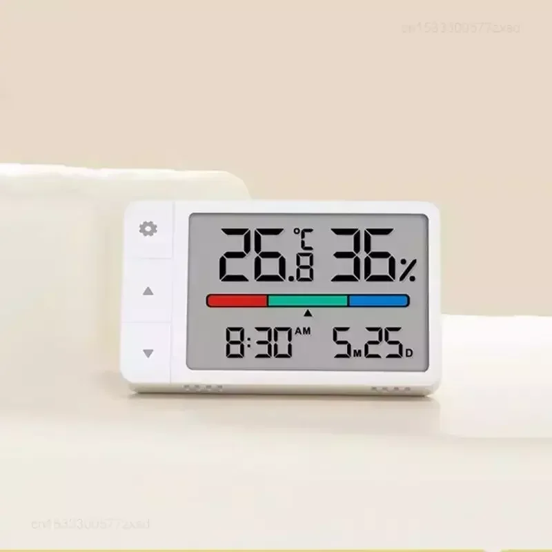 MiaoMiaoCe Intelligente thermometer Hygrometer Meter Multifunctionele klok Digitaal display Weerstationsensor voor thuis