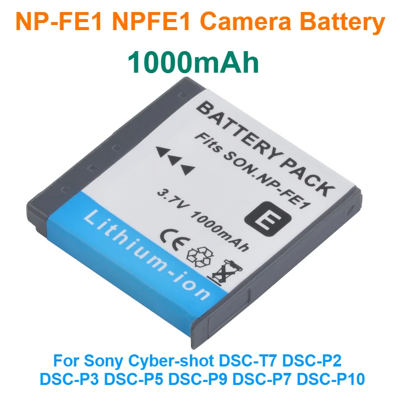 

NP-FE1 NPFE1 Camera Battery 1000mAh For Sony Cyber-shot DSC-T7 DSC-P2 DSC-P3 DSC-P5 DSC-P9 DSC-P7 DSC-P10