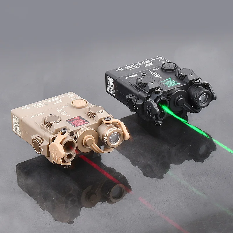 WADSN Tactical Airsoft DBAL A2 Red Dot Green Blue Indicator White LED Light Fit 20mm Rail Airsoft Hunting Weapon No IR Laser