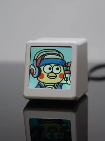 GeekMagic Ultra Smart WiFi Weather Forecast Station Bed Clock for Desktop Decoration, photo Album with Gif Animation