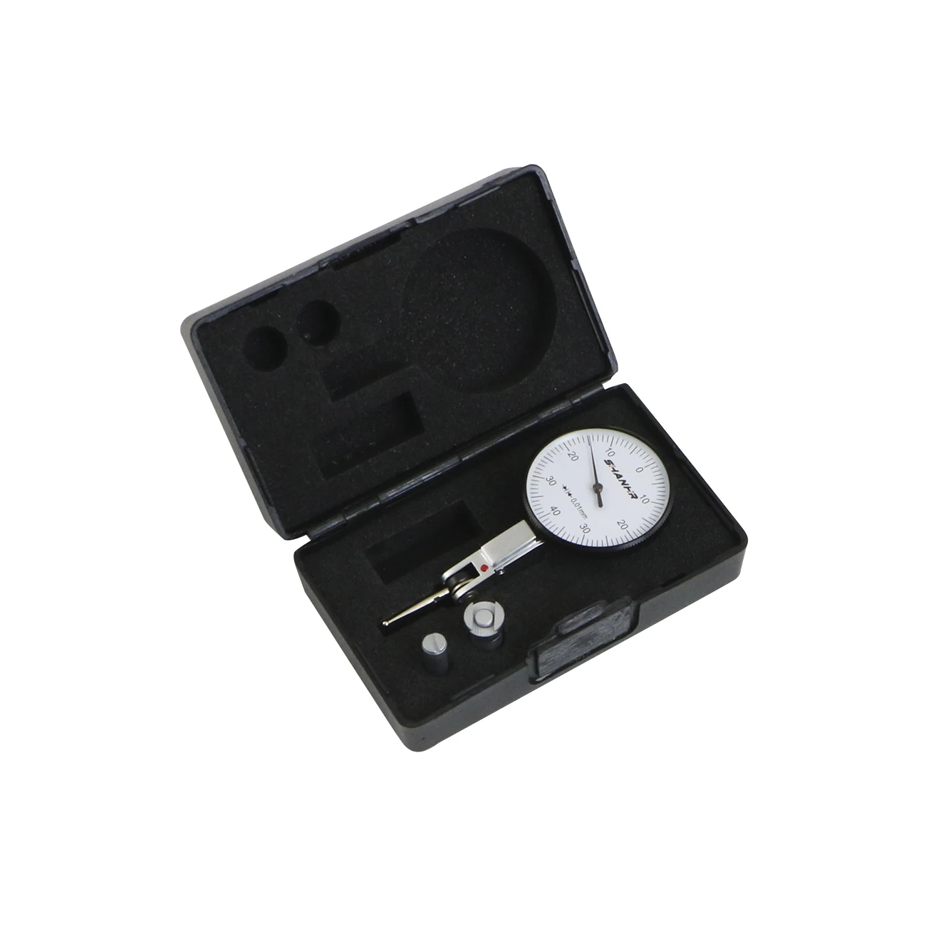 SHANHR 0-0.8mm 0.01mm Level Gauge Precision Metric Dovetail Rails Dial Test Indicator Measuring Instrument Tool