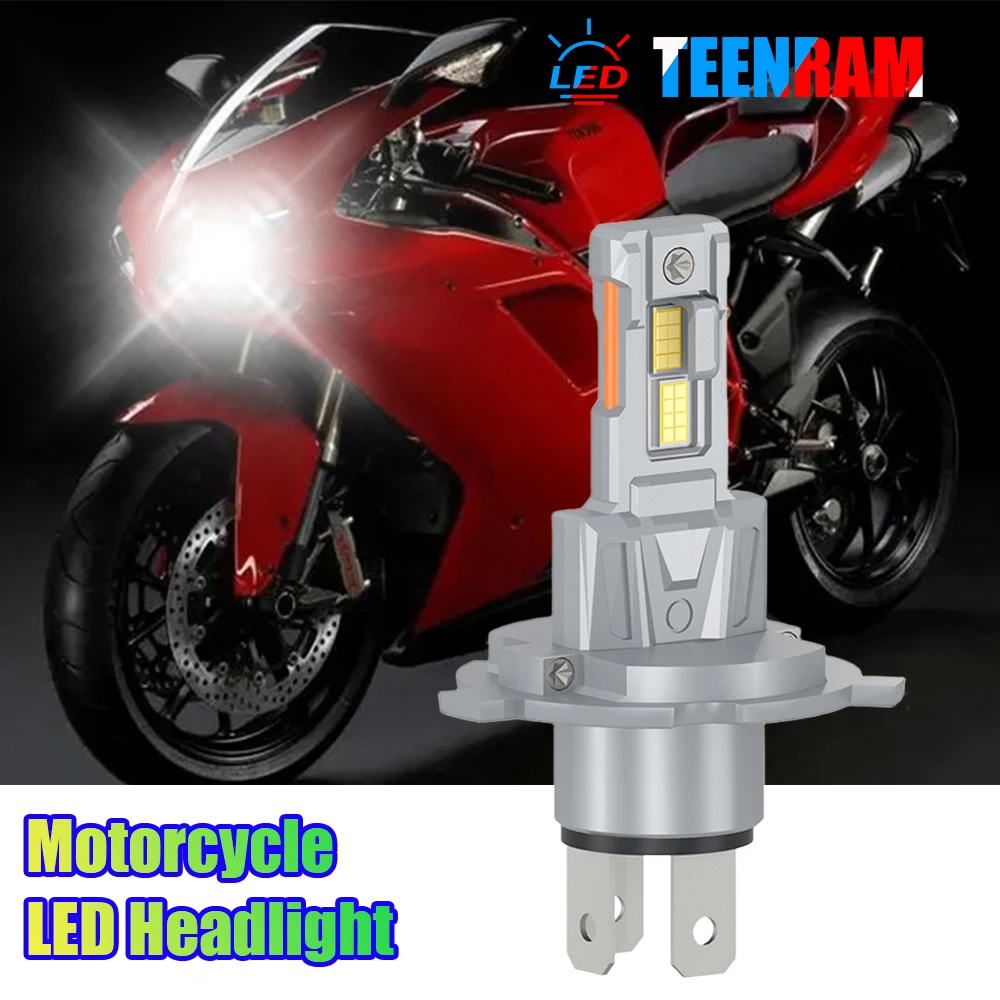 1PC High Quality LED Motorcycle Headlight H4 H7 H1 H11 CSP 3570 Moto Scooter Bulb 18000LM 6000K 65W High Low Hi/Lo Beam Light
