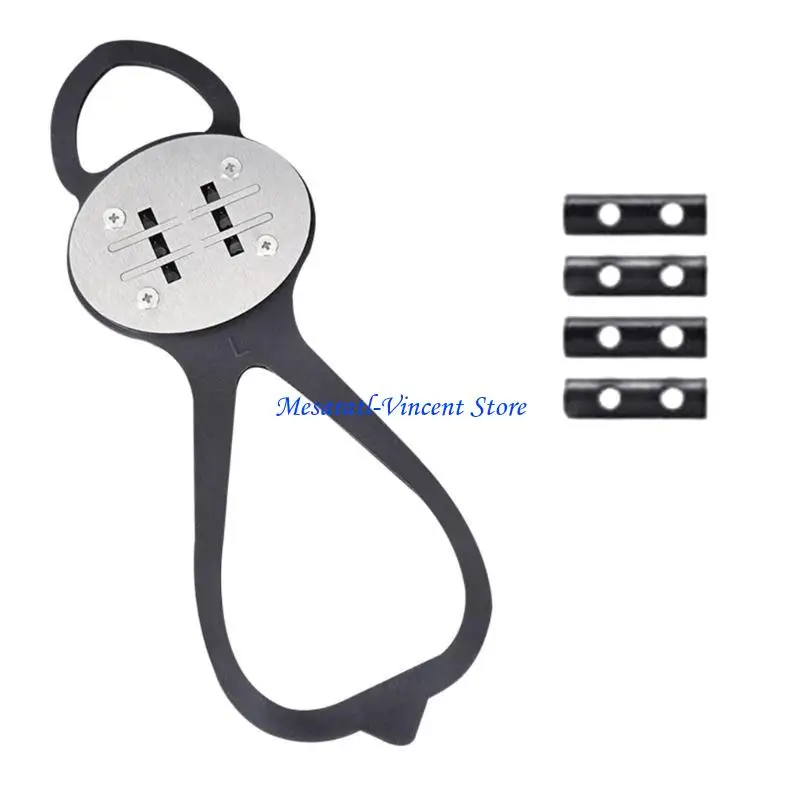 A70F ترقيات حذاء تغطية حذاء Motorcycle Grip Grip Wovered Outdoor Sports Shoe لعشاق الدراجات النارية و Skateboard #4