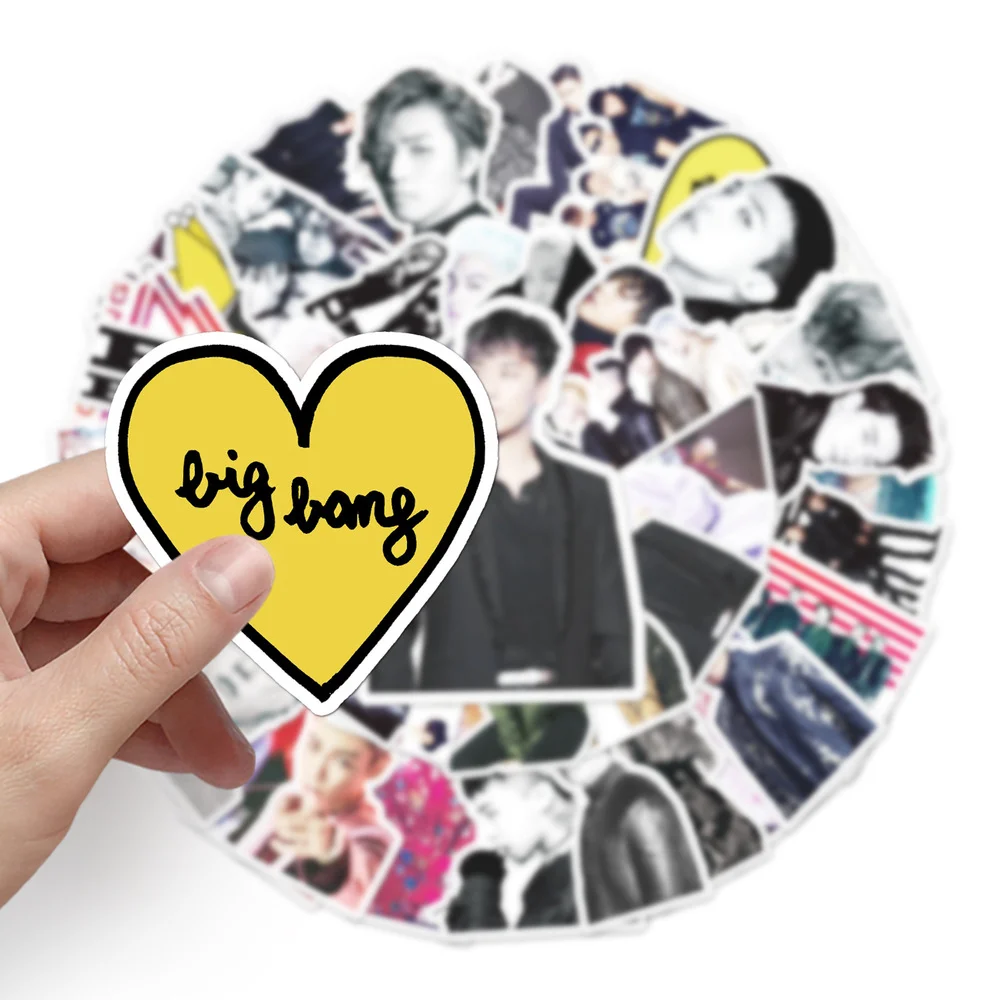 10/50Pcs Cute Kpop GD Superstar Idol BIGBANG Scrapbooking Stickers