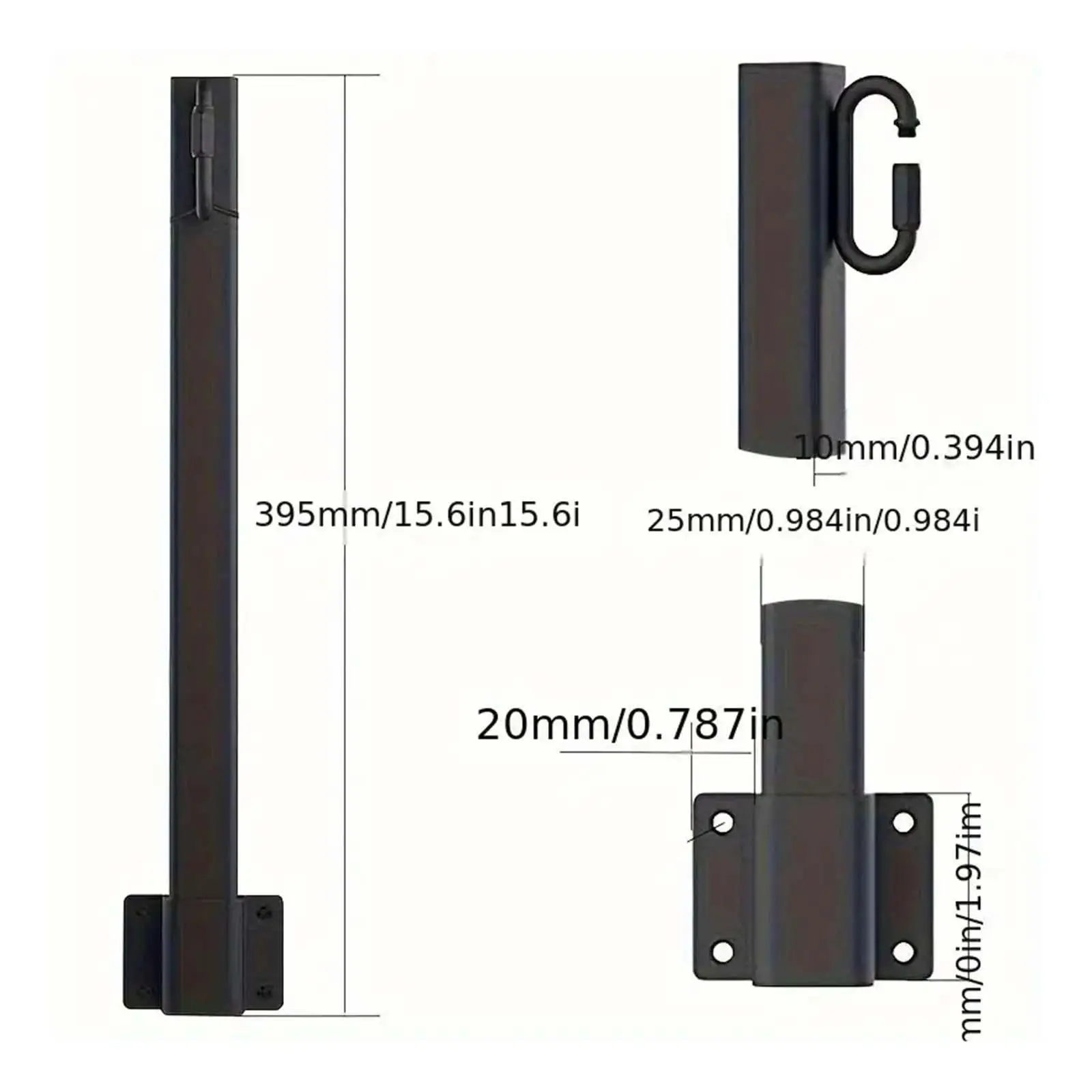 

4 шт. световых столбов-держателей для гирлянд с вилкой для декора рождественских вечеринок, террас и свадеб